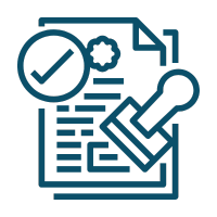mainland-trade-license-dubai-icon Icon of certificate or legal document for business license