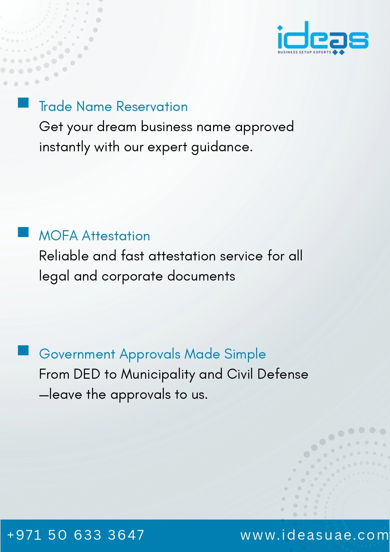 Dubai business setup consultancy – free zone licensing, visas and corporate services