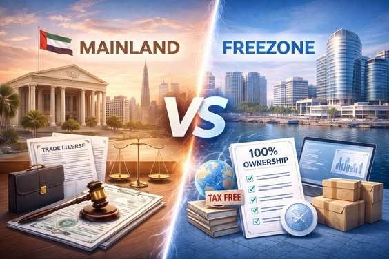 What Is the Difference Between LLC and Free Zone in Dubai? What Is the Difference Between LLC and Free Zone in Dubai?